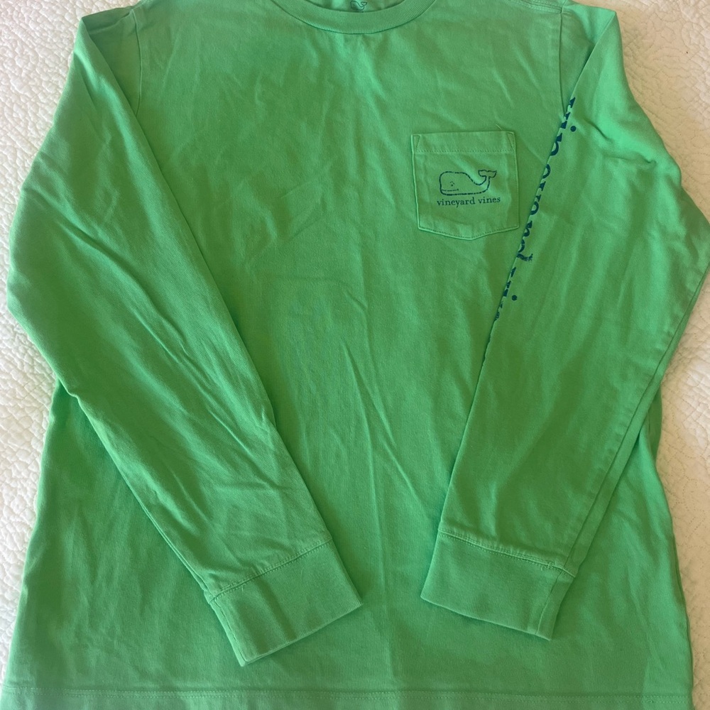 Vineyard Vines Boy’s Green Long Sleeve Shirt
Size Medium